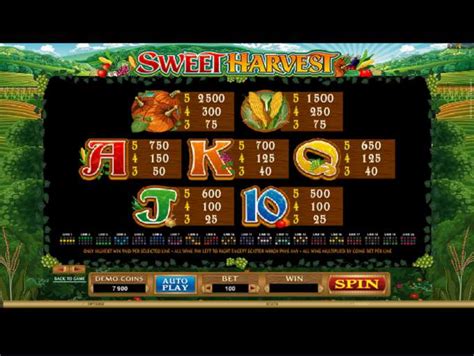 Sweet Harvest Online Slot by Microgaming .